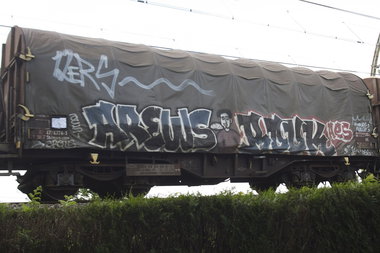 Graffiti Train - Photo by strasbourgraffiti