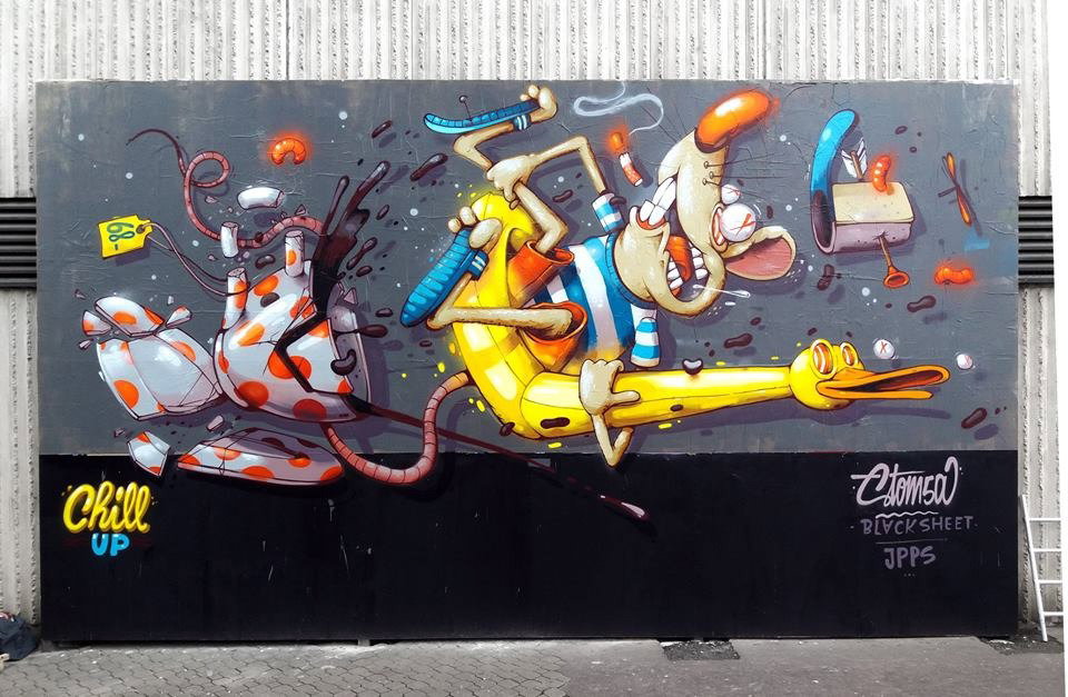 Graffiti Wall - Photo by strasbourgraffiti