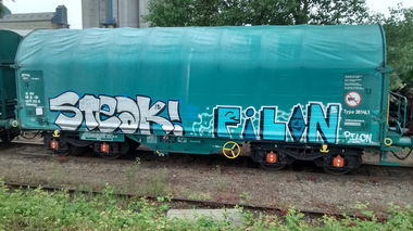 Graffiti Train - Photo by strasbourgraffiti