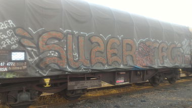 Graffiti Train - Photo by strasbourgraffiti