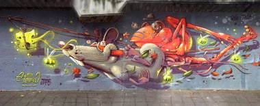 Graffiti Wall - Photo by strasbourgraffiti