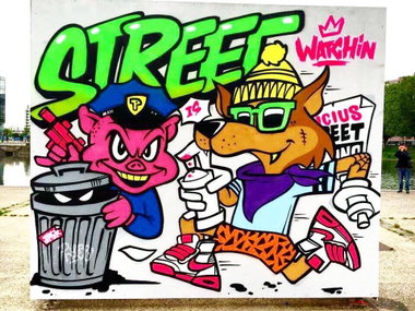 Graffiti Wall - Photo by strasbourgraffiti