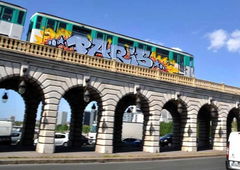 Graffiti Train - Photo by strasbourgraffiti