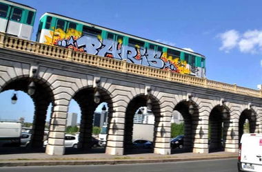 Graffiti Train - Photo by strasbourgraffiti