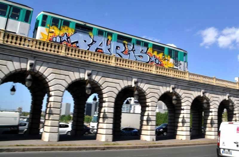Graffiti Train - Photo by strasbourgraffiti