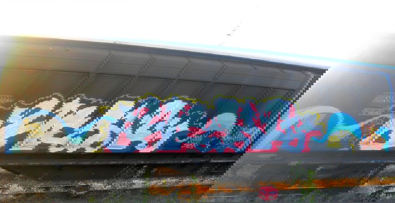 Graffiti Train - Photo by strasbourgraffiti