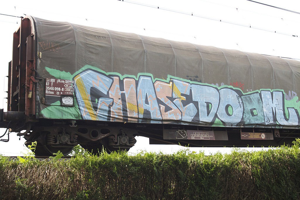Graffiti Train - Photo by strasbourgraffiti