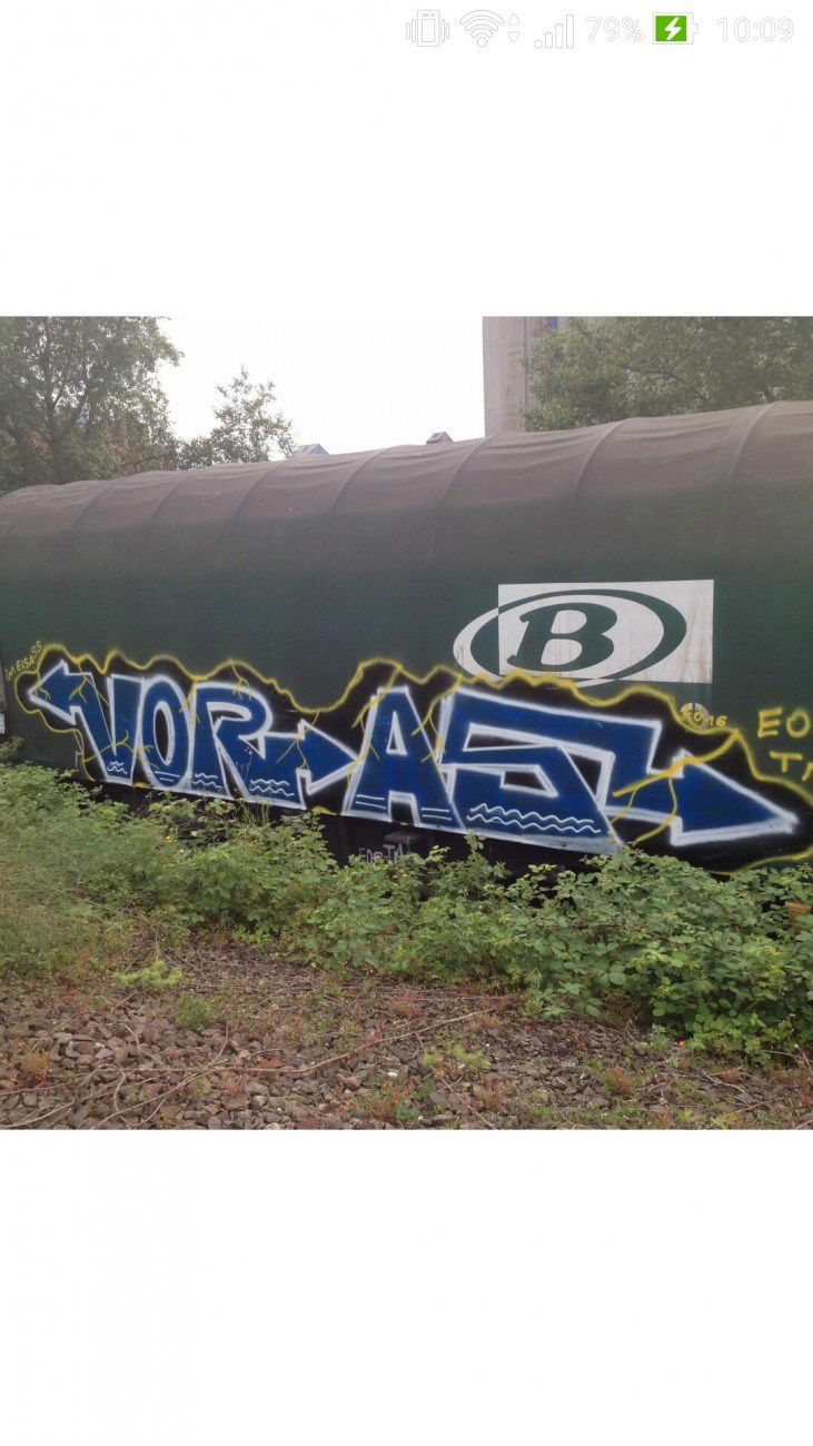 Graffiti Train - Photo by strasbourgraffiti