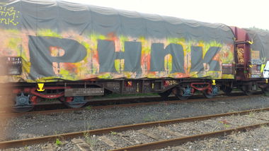 Graffiti Train - Photo by strasbourgraffiti
