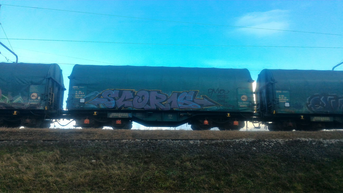 Graffiti Train - Photo by strasbourgraffiti