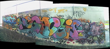 Graffiti Wall - Photo by strasbourgraffiti