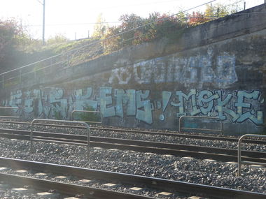 Graffiti Bombing - Photo by strasbourgraffiti