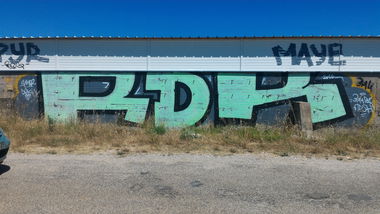 Graffiti Train - Photo by strasbourgraffiti