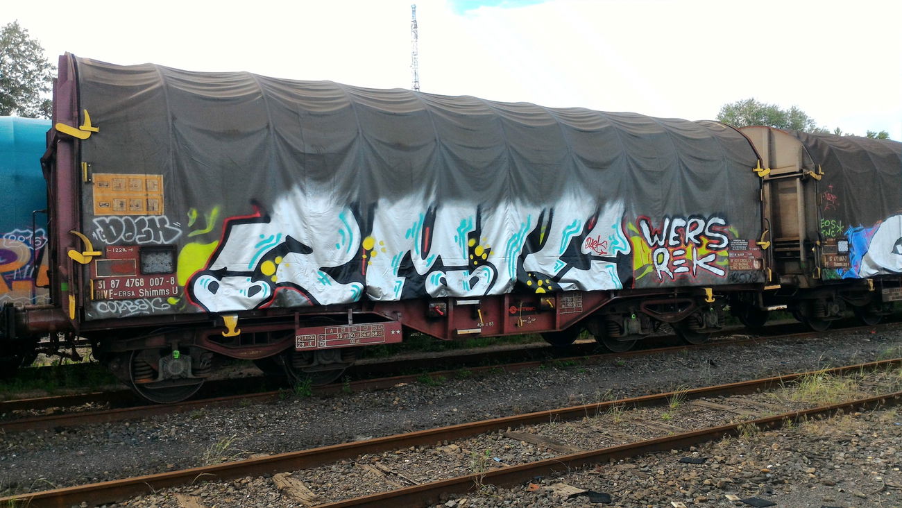 Graffiti Train - Photo by strasbourgraffiti
