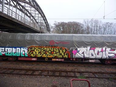 Graffiti Train - Photo by strasbourgraffiti