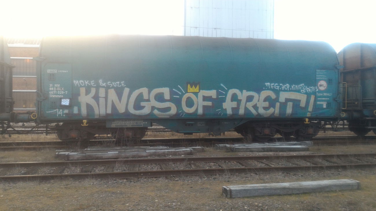 Graffiti Train - Photo by strasbourgraffiti