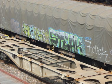 Graffiti Train - Photo by strasbourgraffiti