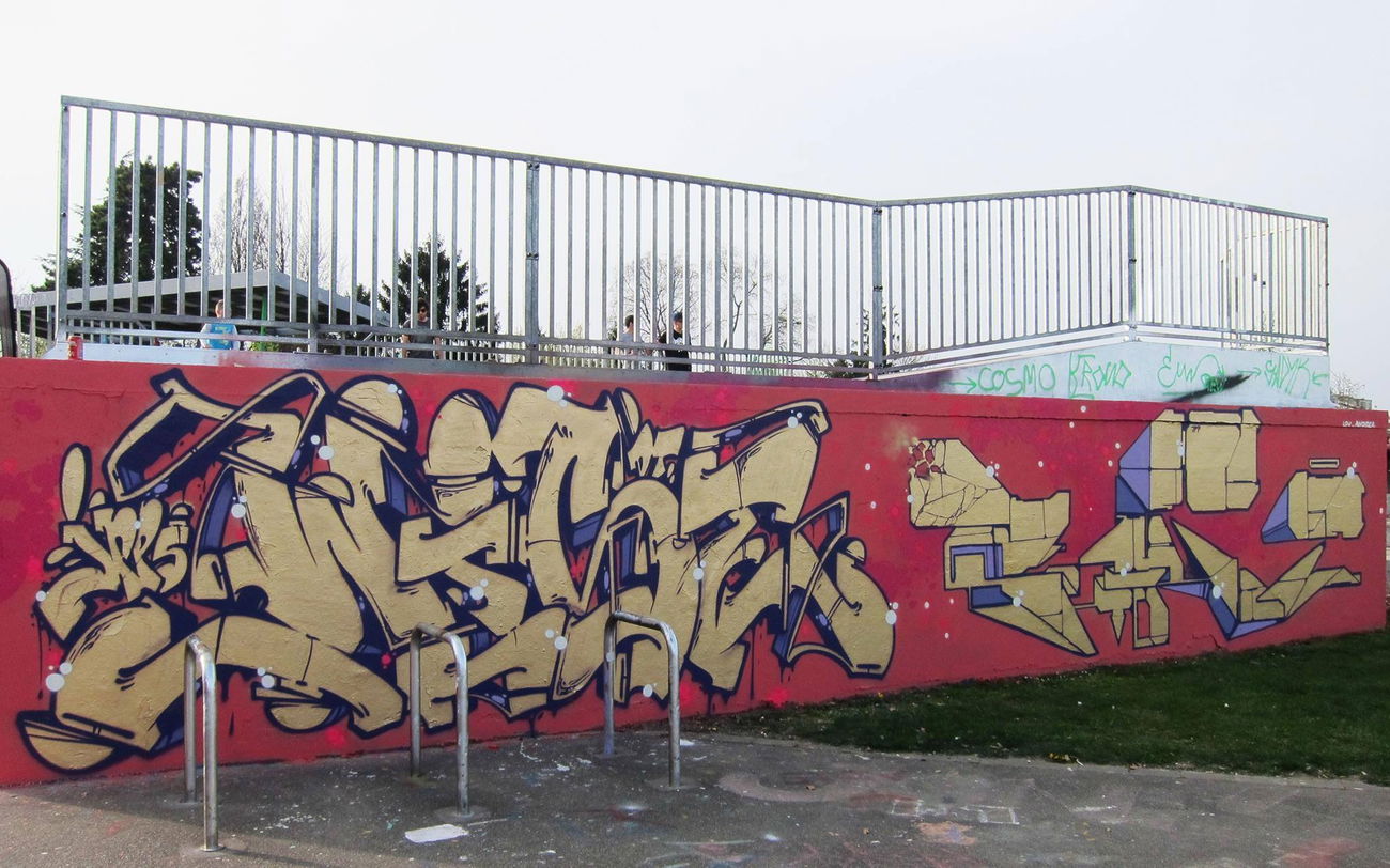 Graffiti Wall - Photo by strasbourgraffiti
