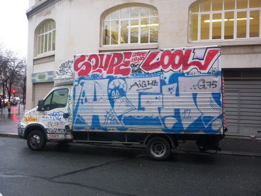 Graffiti Bombing - Photo by strasbourgraffiti
