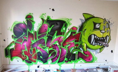 Graffiti Wall - Photo by strasbourgraffiti