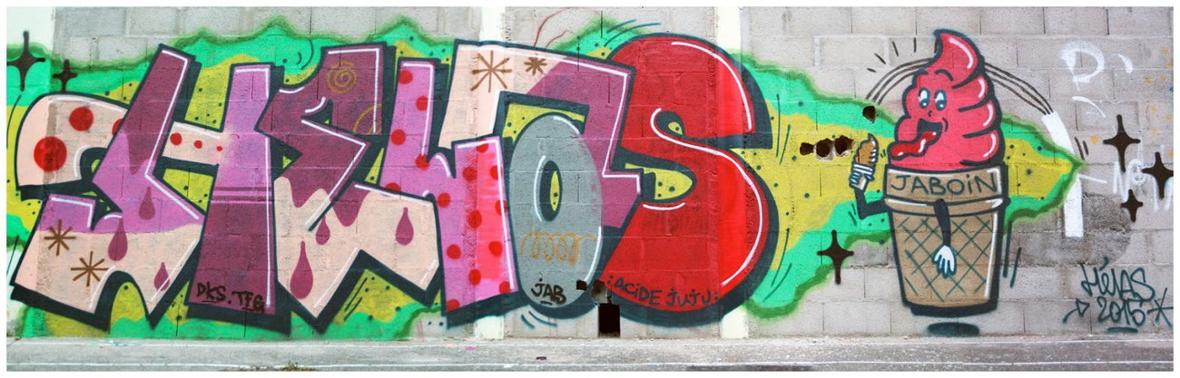 Graffiti Wall - Photo by strasbourgraffiti
