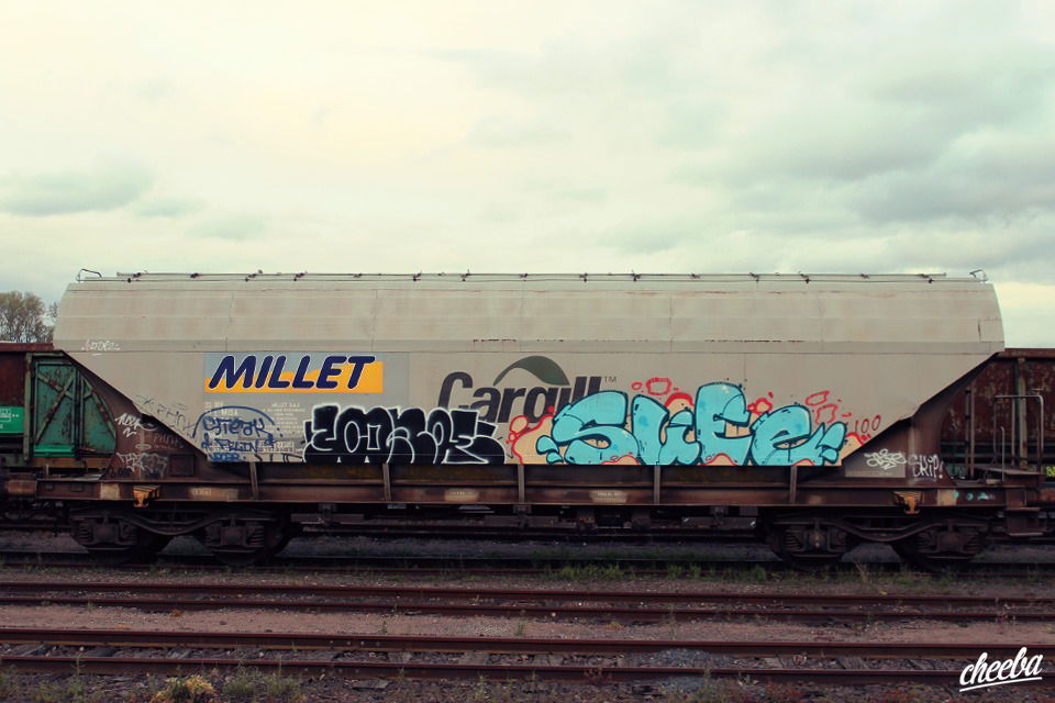 Graffiti Train - Photo by strasbourgraffiti
