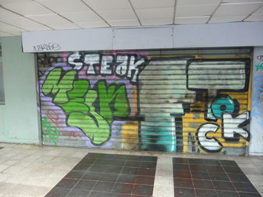 Graffiti Bombing - Photo by strasbourgraffiti