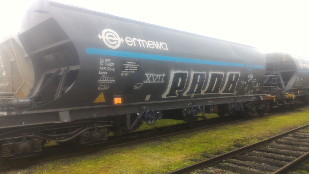 Graffiti Train - Photo by strasbourgraffiti