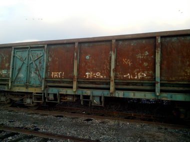 Graffiti Train - Photo by strasbourgraffiti