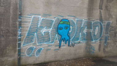 Graffiti Bombing - Photo by strasbourgraffiti