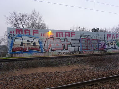 Graffiti Bombing - Photo by strasbourgraffiti