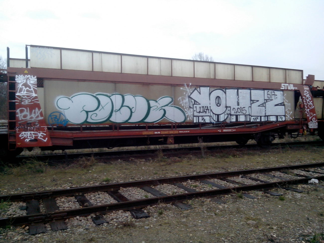 Graffiti Train - Photo by strasbourgraffiti