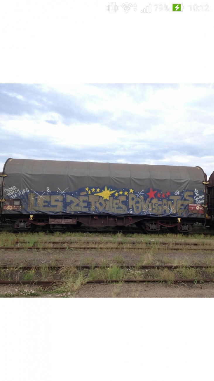 Graffiti Train - Photo by strasbourgraffiti