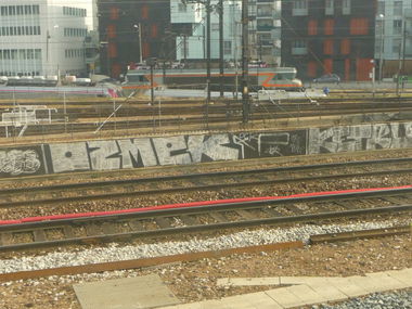 Graffiti Bombing - Photo by strasbourgraffiti