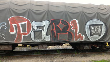 Graffiti Train - Photo by strasbourgraffiti