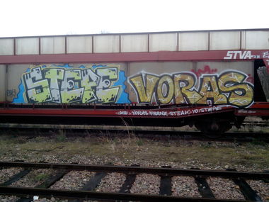 Graffiti Train - Photo by strasbourgraffiti