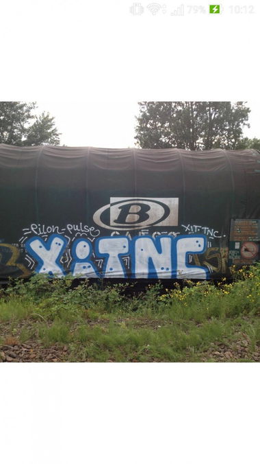 Graffiti Train - Photo by strasbourgraffiti