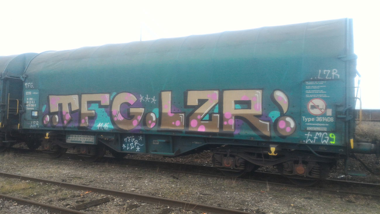 Graffiti Train - Photo by strasbourgraffiti