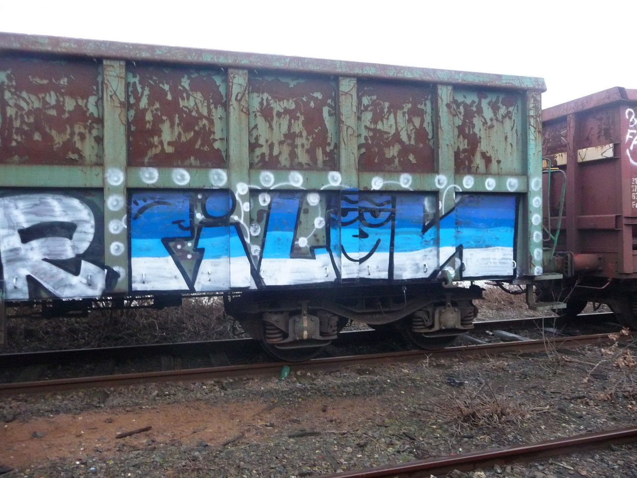 Graffiti Train - Photo by strasbourgraffiti
