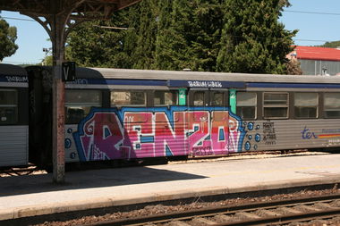 Graffiti Train - Photo by strasbourgraffiti