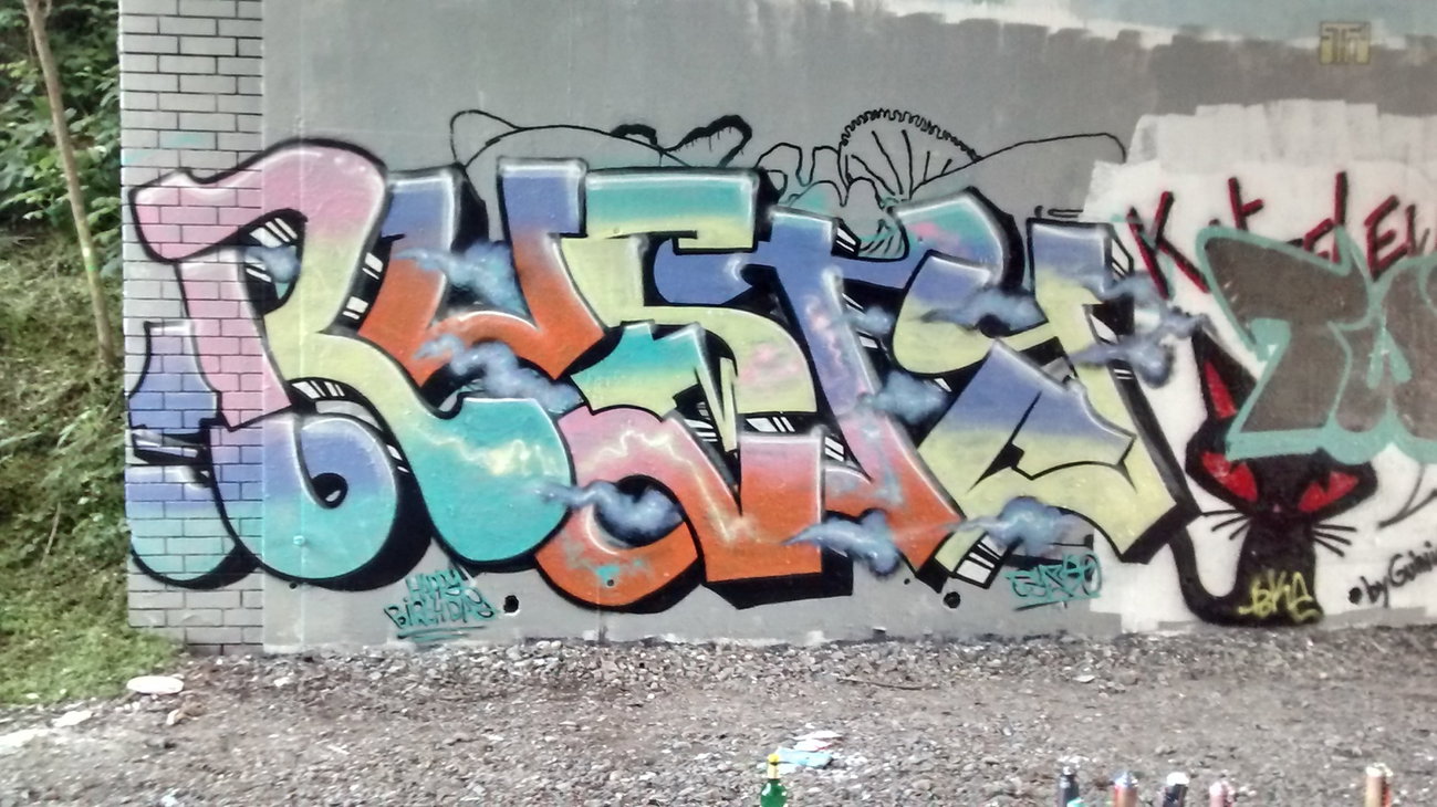 Graffiti Wall - Photo by strasbourgraffiti (2015)