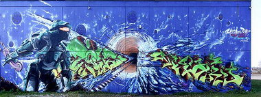 Graffiti Wall - Photo by strasbourgraffiti