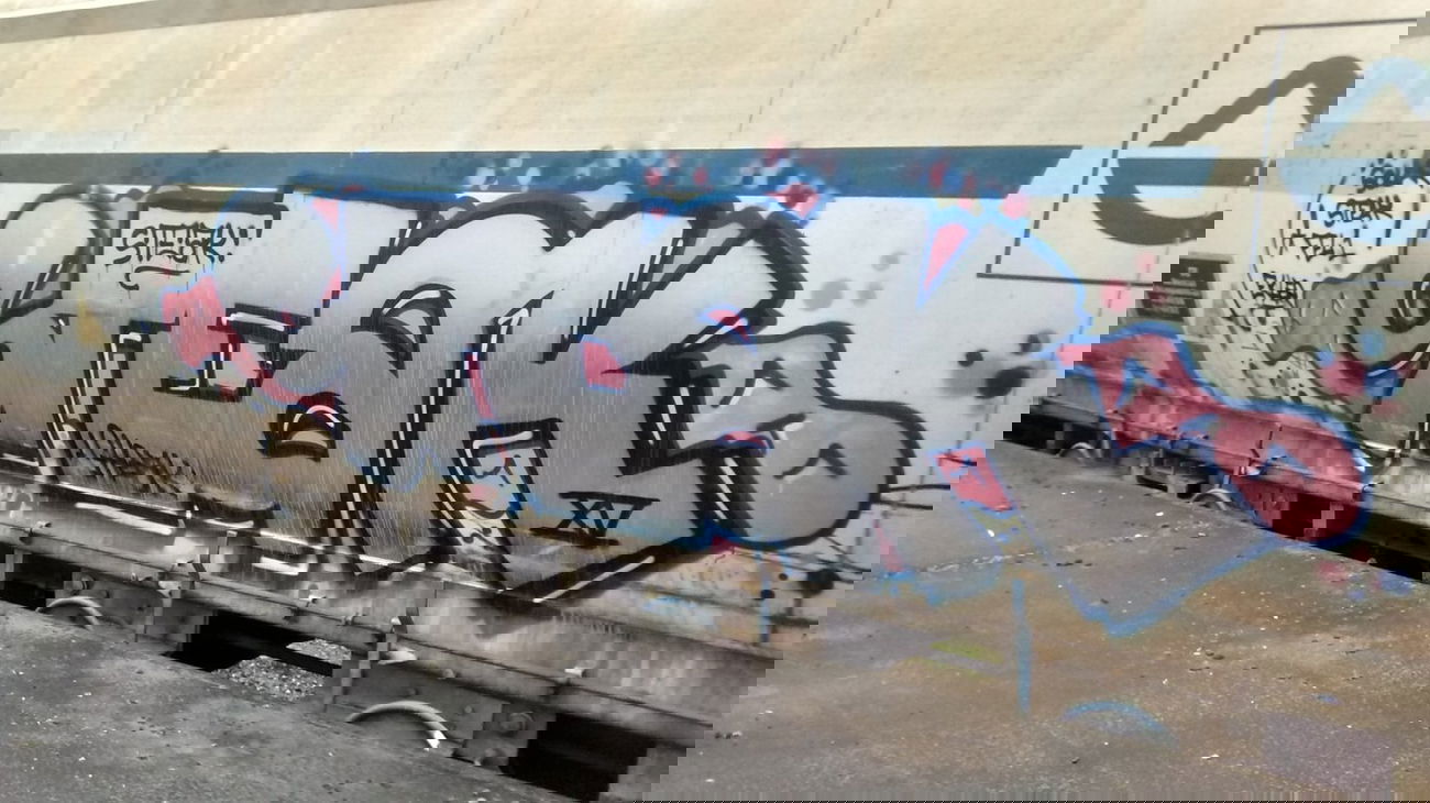 Graffiti Train - Photo by strasbourgraffiti