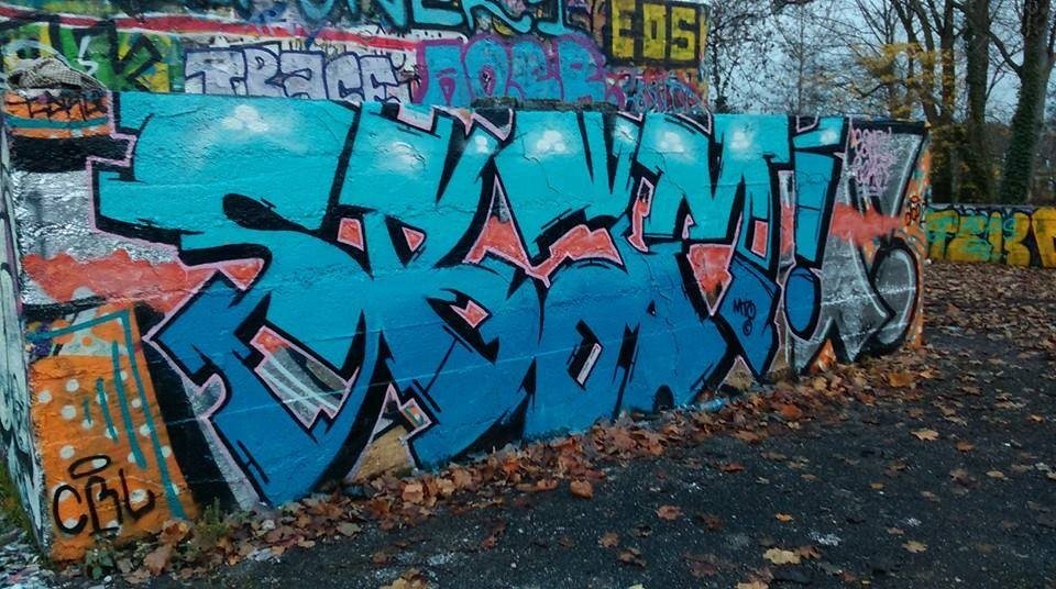 Graffiti Wall - Photo by strasbourgraffiti