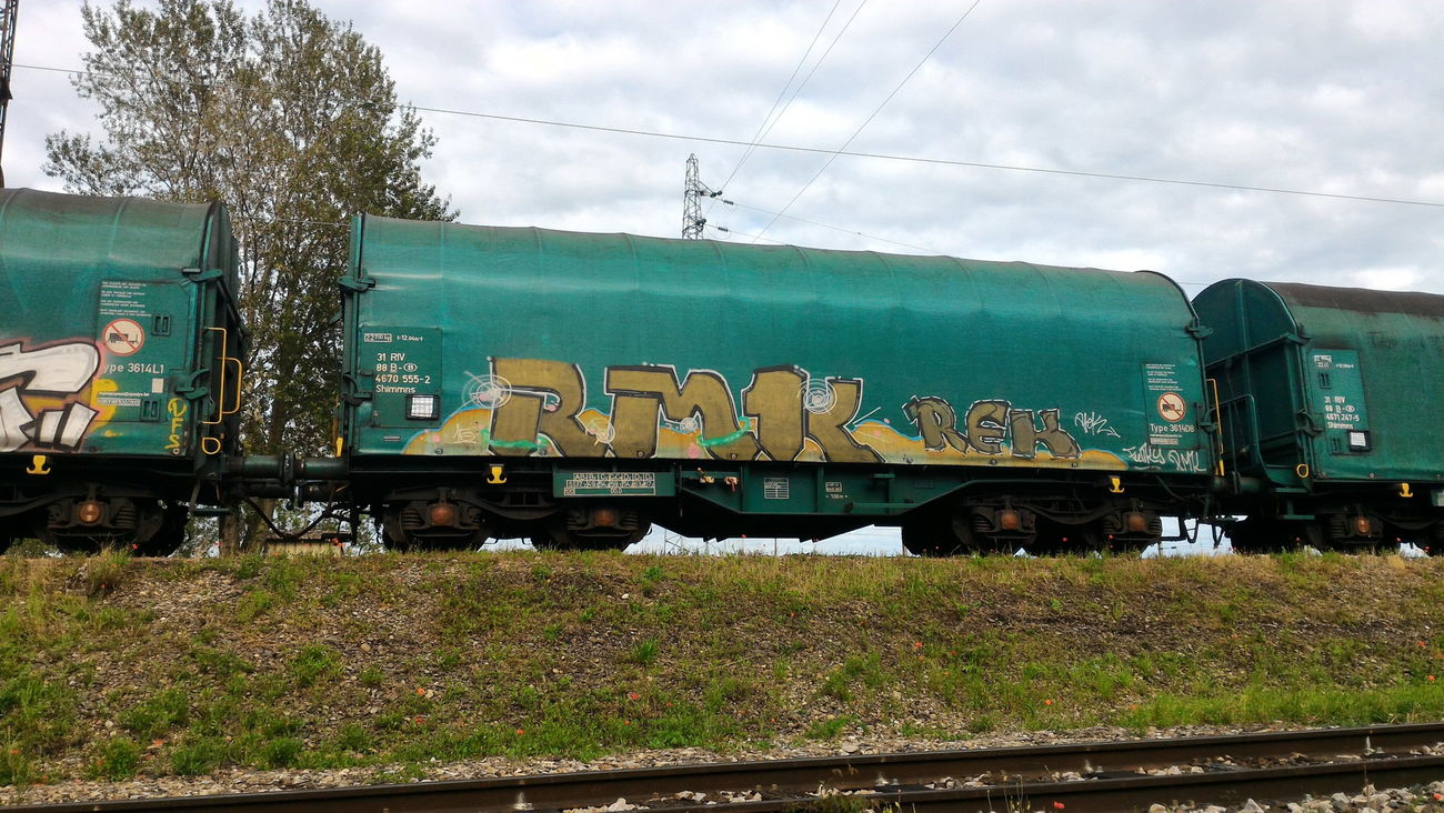 Graffiti Train - Photo by strasbourgraffiti