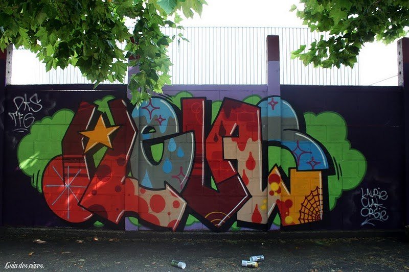 Graffiti Wall - Photo by strasbourgraffiti
