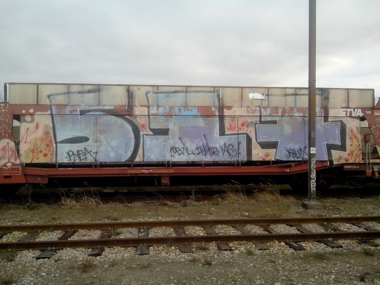 Graffiti Train - Photo by strasbourgraffiti