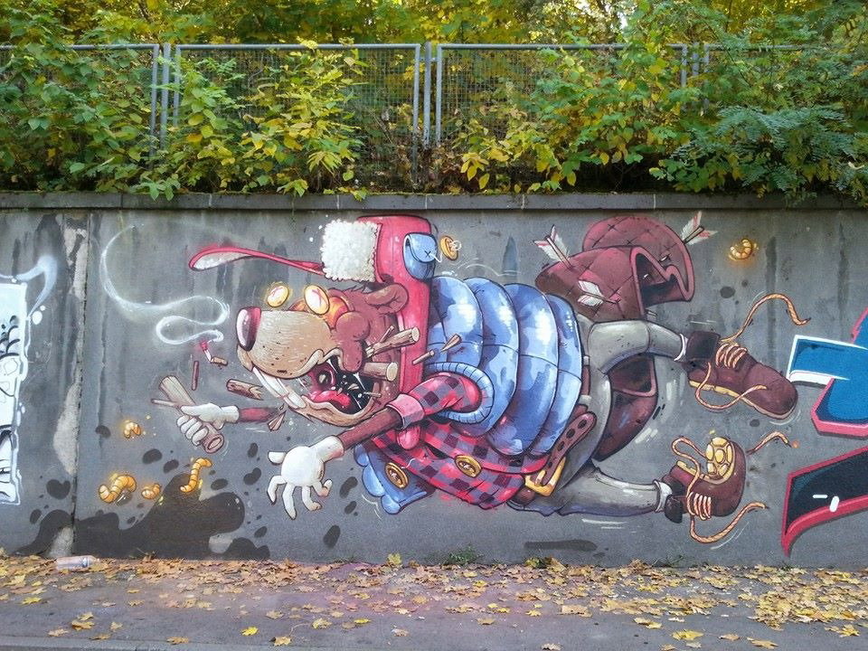 Graffiti Wall - Photo by strasbourgraffiti