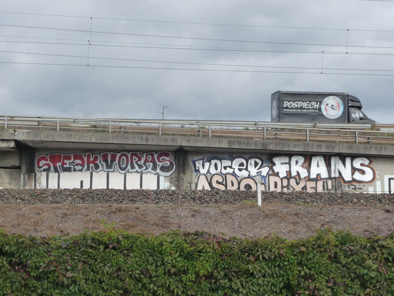 Graffiti Bombing - Photo by strasbourgraffiti