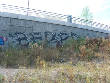 Graffiti Bombing - Photo by strasbourgraffiti
